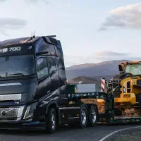 باربری سراسری تریلی لبه‌دار ، کفی ، کمرشکن ، بوژی