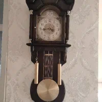 ساعت دیواری طرح چوب