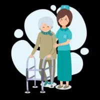 نیازمند پرستار از سالمند خانم