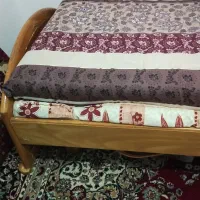 تخت یکنفره همراه دو عدد تشک دست دوز|تخت و سرویس خواب|گرگان, |دیوار