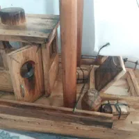 کشتی چوبی|کلکسیون اشیاء عتیقه|کرمانشاه, |دیوار