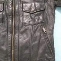کاپشن چرم طبیعی زنانه