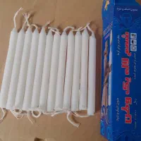 شمع وطن درجه یک سفید ۶ عددی