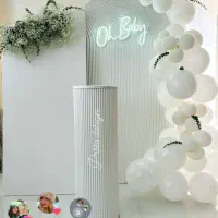 فروش بک گراند گل ارایی و بادکنک ارایی