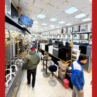 نمایشگاه روشویی Ash Champagne کابینتی طوسی+فرنگی