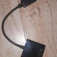 کابل تبدیل display به vga|قطعات و لوازم جانبی رایانه|مشکیندشت, |دیوار