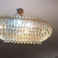 فروش ۲ عدد لوستر کریستال