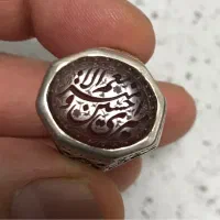 انگشتر عقیق با رکاب نقره  فاخر دست ساز استاد  تاج