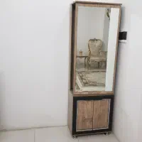 سلام سه کاره آینه قدی وچوب لباسی وجاکفشی