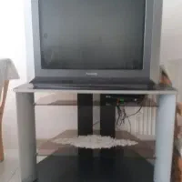 تلویزیون پاناسونیک + میز و گیرنده ی دیجیتال