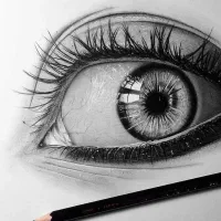 طراحی چهره سیاه‌قلم