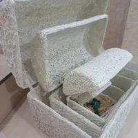 صندوقچه سبد چوبی ماکارون جهت تزئین شب یلدا عروس|صنایع دستی و سایر لوازم تزئینی|کاشان, پاقپان|دیوار