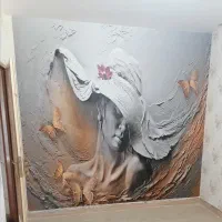 نصاب وفروش کاغذ دیواری و پوسترکفپوش،نقاشی ساختمان|خدمات پیشه و مهارت|نجفآباد, حومه نجف آباد|دیوار