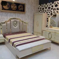 سرویس خواب لاکچری ک2002و تشک رویال اصل|تخت و سرویس خواب|همدان, |دیوار