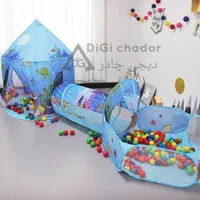 چادر بازی کودک کلبه قلعه تونل اقیانوسی موشکی خارجی
