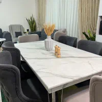 میز غذاخوری ۶ نفره و میز جلو مبلی|میز و صندلی غذاخوری|کیش, |دیوار