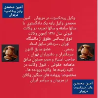 وکیل پیشکسوت در مریوان|خدمات مالی، حسابداری، بیمه|مریوان, |دیوار