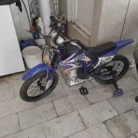 دوچرخه موتوری سایز 16 رنگ آبی