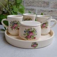 ست چایخوری سرامیکی دستساز