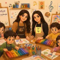 کارگاه موسیقی کودک نقاشی کودک نمایش فقط ۱۷۰۰