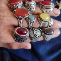 تعدادی انگشتر نقره و|جواهرات|شیراز, شهرک مهدی‌آباد|دیوار