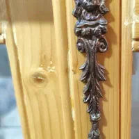 بوفه ویترین تمام چوب یراق برنجی کاملا سالم|بوفه، ویترین، کنسول|تهران, سازمان برنامه شمالی|دیوار