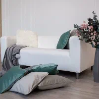 کاور شیری رنگ برای مبل ایکیا ikea KLIPPAN