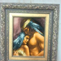 تابلو فرش دستبافت عشق مقدس