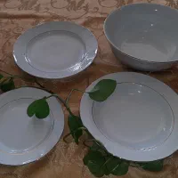 سرویس چینی حمید سفید دور طلایی|ظروف سرو و پذیرایی|تهران, جهاد|دیوار
