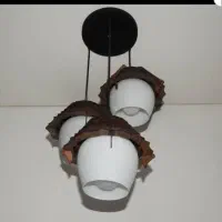 دوعددلوسترآویز بادو تا مهتابی در حد نو