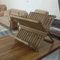 استند چوبی ظرف