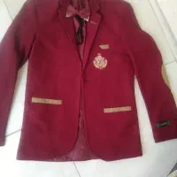 کت تک زرشکی ۹ تا ۱۰ سال همراه با پاپیون