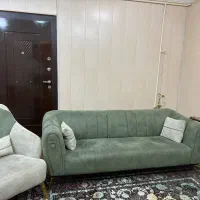 مبل هشت نفره بدون میز و گلمیز|مبلمان خانگی و میز عسلی|اهواز, سپیدار|دیوار