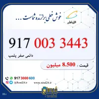 917-100-7004|سیم‌کارت|شیراز, معالی‌آباد|دیوار