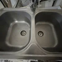 سینک دوقولو درحد،هود داتیس،کابینت ام دی اف|آبچکان و نظمدهنده ظروف|لاهیجان, گلستان|دیوار