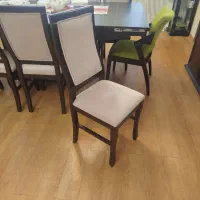 میز هشت نفره با صندلی چوبی|میز و صندلی غذاخوری|ارومیه, |دیوار