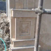 سنگ کاری نما اسلب نرده باربیکیو با کیفیت|خدمات پیشه و مهارت|گلبهار, شهر جدید گلبهار|دیوار