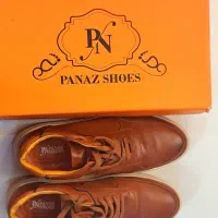 کفش چرم طبیعی مردانه با کارتن