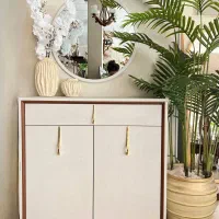 جاکفشی و آینه کنسول  *گالری شیرازلوکس*|جاکفشی، کمد، دراور|مرودشت, ژیان|دیوار