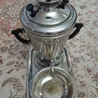 سماور برقی قدیمی تمام استیل 6 لیتری عتیقه قدمت ۴۰|سماور، چای‌ساز، قهوه‌ساز|اصفهان, پروین|دیوار
