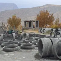 فروش قطعات سیمانی کول درتمام سایزها .لوله .تیرچه|عمدهفروشی|دینور, |دیوار