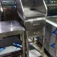 کانتر گرم تاپینگ سینگ میز کار بنماری استیل|کافی‌شاپ و رستوران|تهران, آبشار|دیوار
