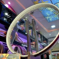 دف شیشه ای نو یکبار هم بیشتر استفاده نشده