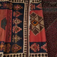 گلیم دستبافت با رنگ گیاهی