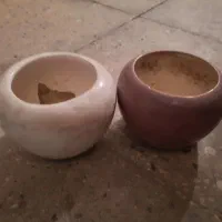 گلدان سفالی و پلاستیکی وشیشه ای در سایزهای مختلف