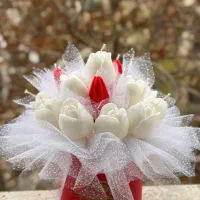 باکس گل شمع سفارشی