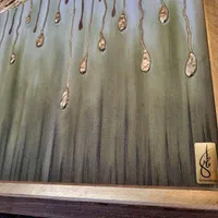 تابلو نقاشی فوق برجسته پرهای طلایی|تابلو، نقاشی، عکس|تهران, عباس‌آباد|دیوار