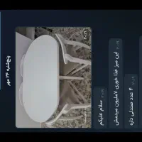 میز غذا خوری با صندلی در زنبیل آباد