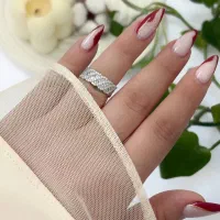 سرویس نقره درطرحهای زنجیری/روکش آب طلای سفید|بدلیجات|تبریز, |دیوار