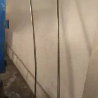 پایه ومیله استیل پرچم مناسب فروشگاه ۳ متری